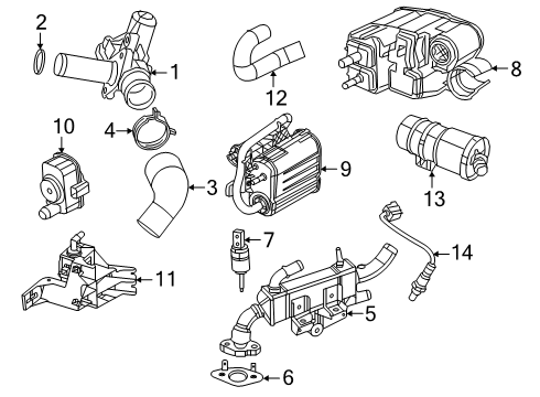 CANISTER-VAPOR Diagram for 57009312AA