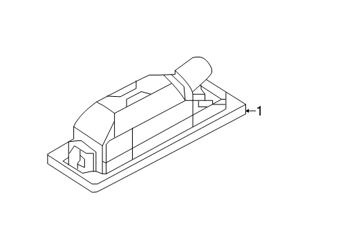 License Lamp Wiring Diagram for 68462310AB