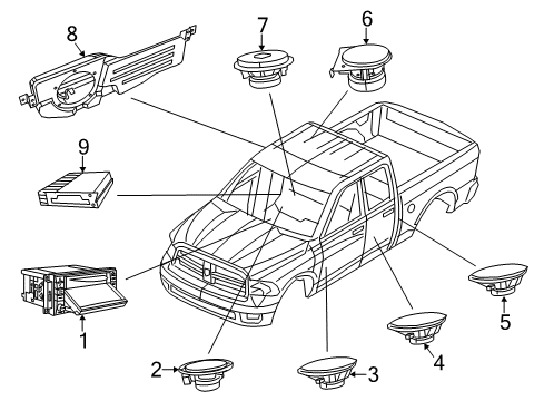 Amplifier Diagram for 68549072AA