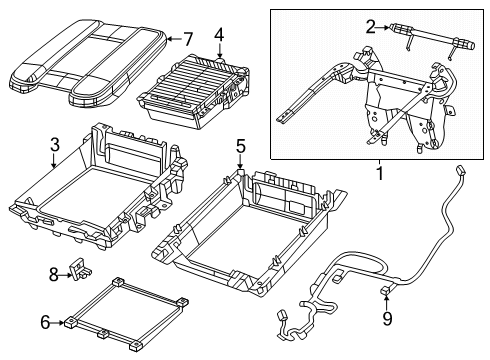 Armrest Diagram for 7RF57VA6AA