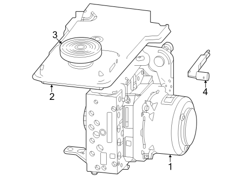 Brake Master Cylinder Diagram for 68520133AA
