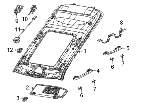 VISOR Diagram for 7TJ68TX7AA