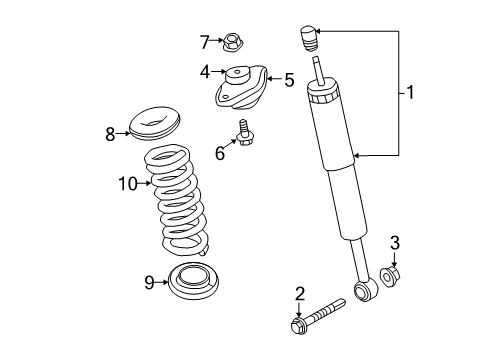 Suspension Diagram for 68544467AA