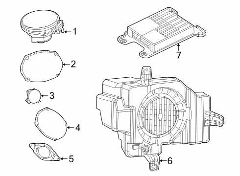 Amplifier Diagram for 68661789AA