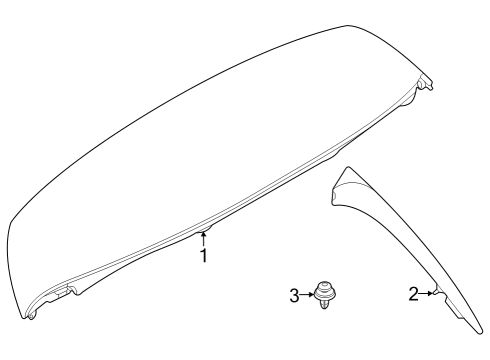 APPLIQUE-LIFTGATE Diagram for 7MU76LXHAA