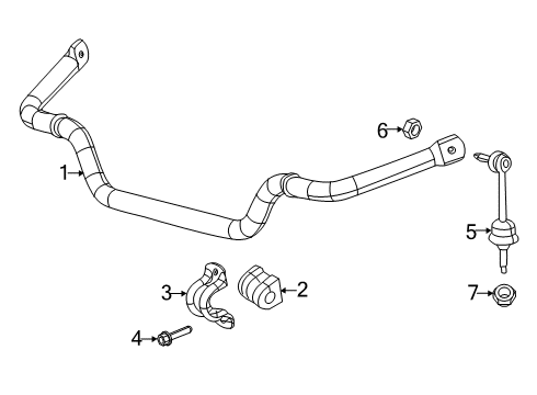 LINK KIT-STABILIZER BAR Diagram for 68399868AF