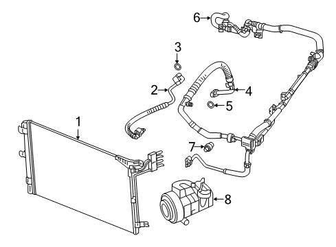 A/C DISCHARGE Diagram for 68282104AB