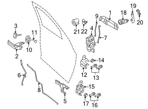EXTERIOR DOOR Diagram for 1UJ831CLAK