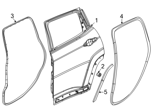 2022 Jeep Compass Door & Components Diagram 2