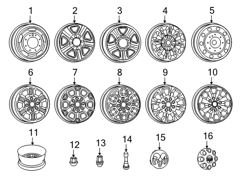 WHEEL CENTER Diagram for 6UV29RXFAB