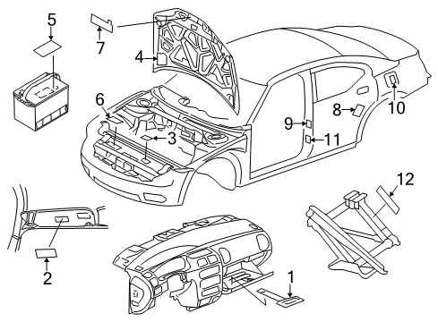 LABEL-VEHICLE EMISSION CONTROL IN Diagram for 68495573AA