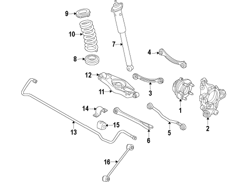Suspension Shock Diagram for 68544269AA