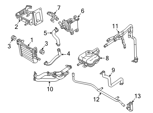 HOSE-COOLANT Diagram for 68536618AA