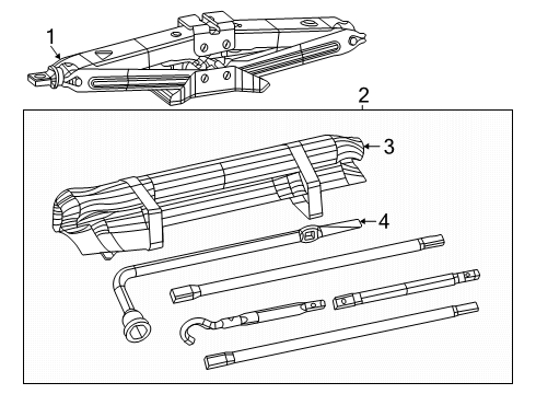 2025 Ram 1500 Jack & Components Diagram 2