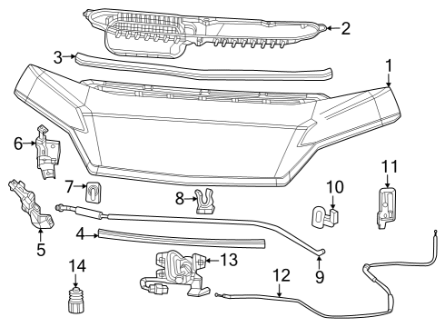 DUCT-AIR INLET Diagram for 68671514AA