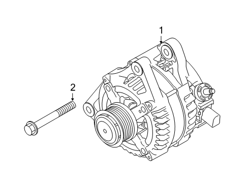 Engine Generator Diagram for 68411209AA