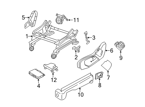 SEAT MEMORY Diagram for 68464647AB