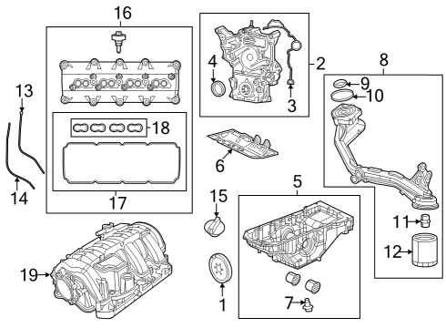 Intake Manifold Diagram for 68605921AA