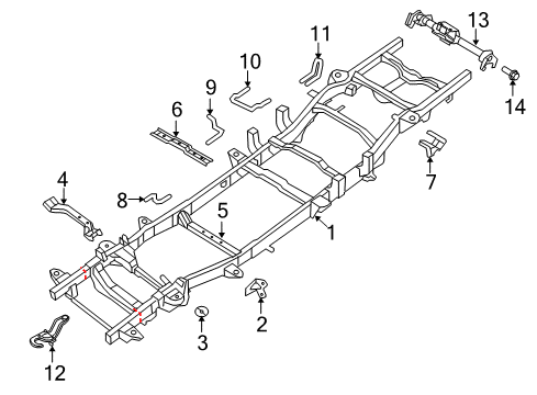Frame-Chassis Diagram for 68281901AG