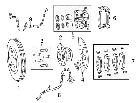 ROTOR-BRAKE Diagram for 68227781AC
