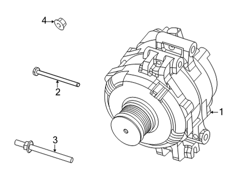 Engine Generator Diagram for 68329852AE