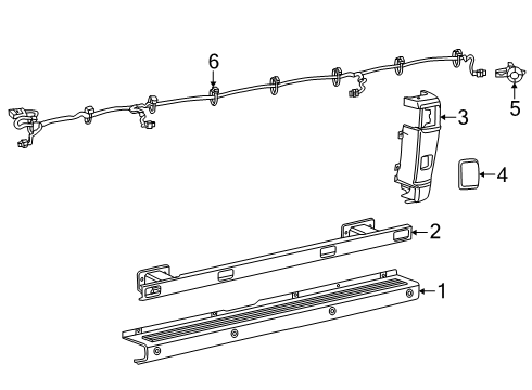 2024 Ram ProMaster EV Parking Aid Diagram 2