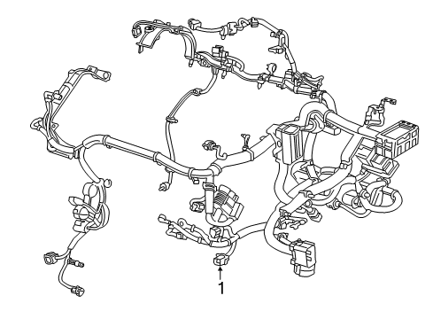 Engine Wiring Diagram for 68530587AA