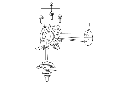WINCH-Spare Tire Carrier Diagram for 68442378AA