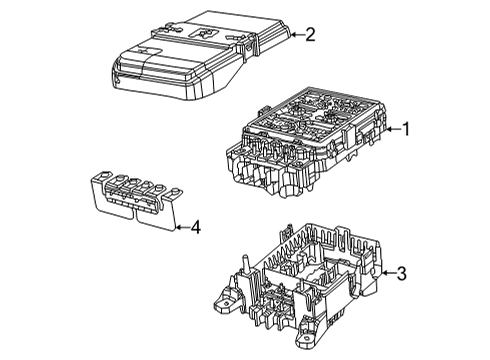 HIGH CURRENT Diagram for 68500869AA