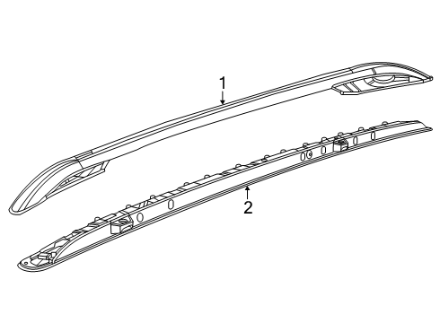 2023 Jeep Grand Cherokee L Luggage Carrier Diagram 3