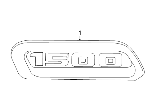Hood Nameplate Diagram for 68563852AB