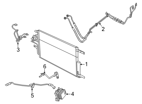 2025 Ram 1500 Trans Oil Cooler Diagram 2