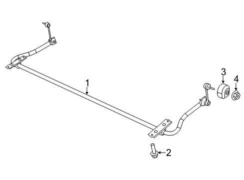 BAR KIT-STABILIZER Diagram for 68665524AA