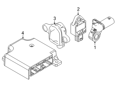 2024 Ram ProMaster EV Air Bag Components Diagram 2