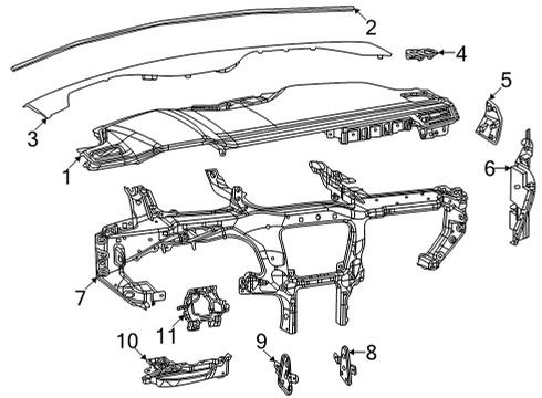 Defroster Grille Diagram for 7QQ29TX7AB