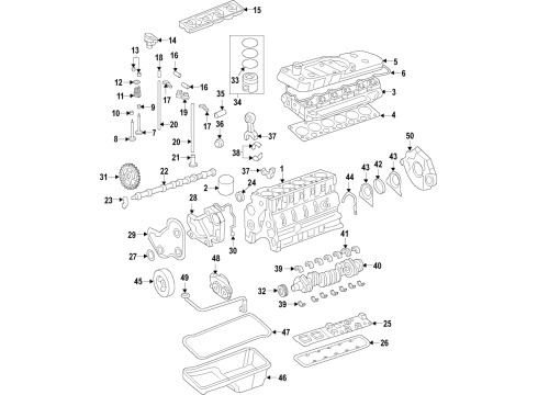 Crankshaft Damper Diagram for 68538446AB