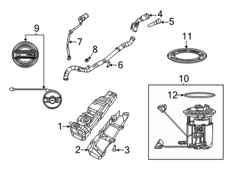 FUEL TANK LOCKING Diagram for 68357476AC