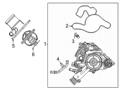 Water Inlet Diagram for 53022199AD