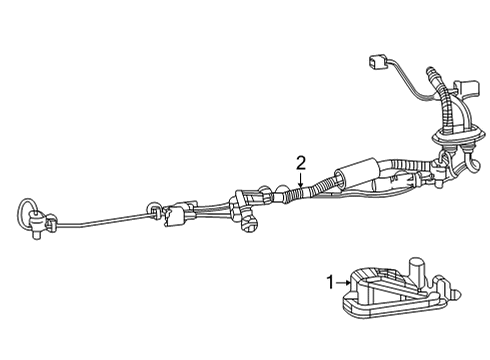 WIRING-LICENSE LAMP Diagram for 68646419AA