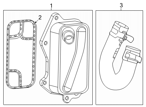 2024 Dodge Hornet Engine Oil Cooler Diagram 2