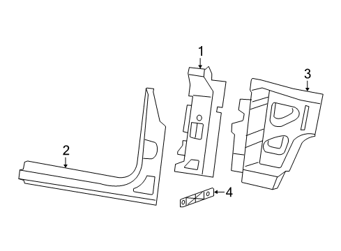 SHIM-Fender Diagram for 68359967AC