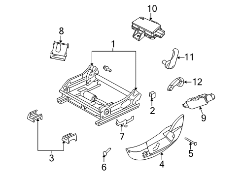 Memory Selector Switch Diagram for 68442836AA