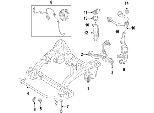 KNUCKLE-FRONT Diagram for 68251518AE