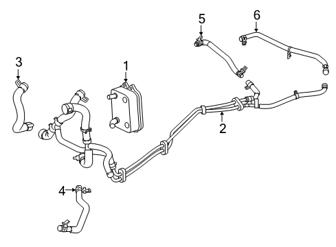 Coolr Pkg-Transmission Oil Diagram for 5192374AD