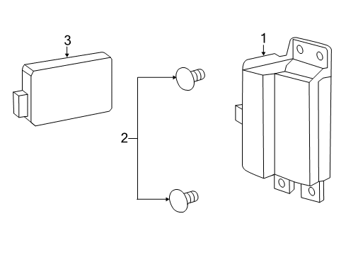 BRACKET-RR BUMPER BSM LT Diagram for 68571673AA