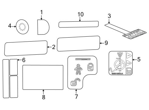 Label-Vehicle Emission Control In Diagram for 68636265AA