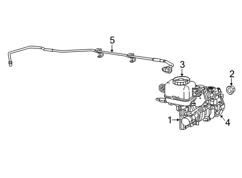 POWER BRAKE Diagram for 68471100AC