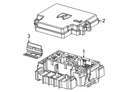 MODULE-PRE FUSE BLOCK Diagram for 68601652AB