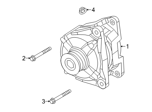 Engine Generator Diagram for 68527975AA