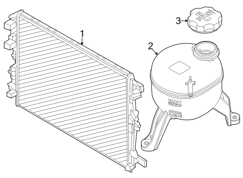 COOLER-AUXILIARY LOW TEMPERATURE Diagram for 68475898AA